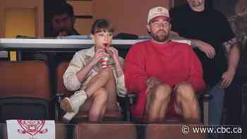 Taylor Swift and Travis Kelce attend Game 4 of Stanley Cup final between Oilers and Panthers