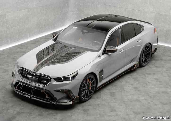 BMW M5 kon niet ontsnappen van de Mansory-behandeling