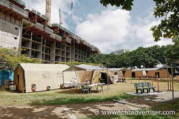 Homeless triage operation returns to Old Stadium Park in Moiliili