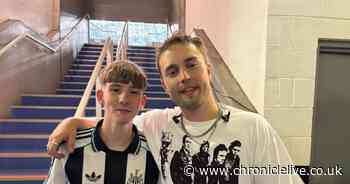 Meet the 15-year-old Newcastle busker who played alongside Sam Fender at St James' Park