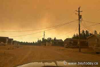 Wildfire near two Ontario First Nations 'like a sleeping giant' for now, MPP says