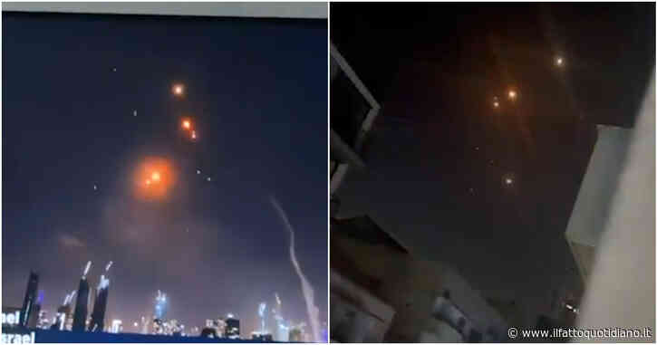 Pioggia di missili iraniani su Tel Aviv: il sistema difensivo israeliano fatica a intercettarli – Video