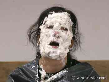 Windsor teachers take pie in the face for charity