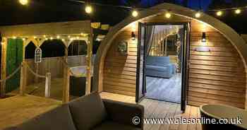 Glamping pod complete with hot tub and outdoor cinema going to auction