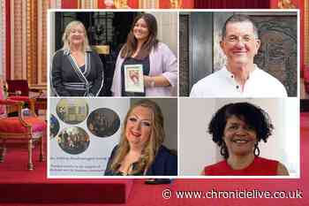 Full list of North East people named in King’s Birthday Honours List 2025