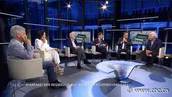 Awaiting sex crimes trials, billionaire Frank Stronach in Austria for a TV appearance