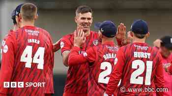 T20 Blast: Anderson helps Lancs close on Northants
