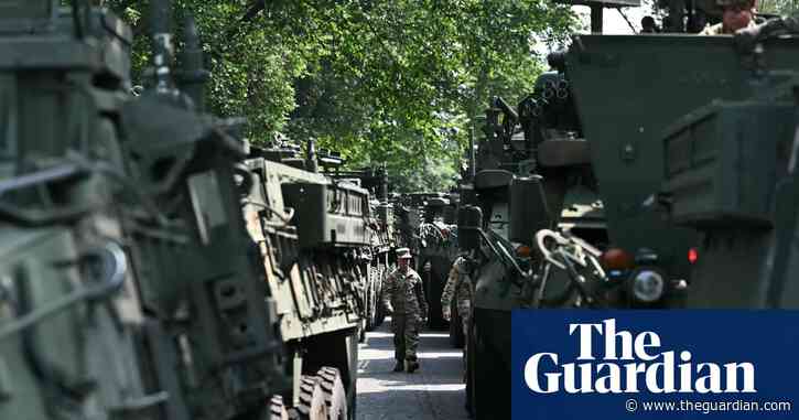 Trump’s ‘gas-guzzling’ parade will produce planet-heating pollution costs, analysis says