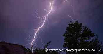 30,000 lightning strikes hit UK as Met Office thunderstorm warnings remain