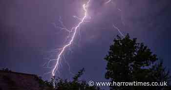 30,000 lightning strikes hit UK as Met Office thunderstorm warnings remain