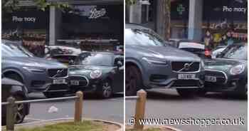 TikTok video shows Tesla car fleeing Orpington car park and crashing into vehicles