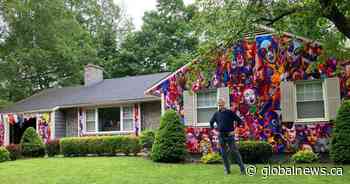 This New Brunswick man is turning his home into one big canvas of art