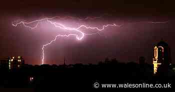 UK hit by 30,000 lightning strikes as flood alerts issued