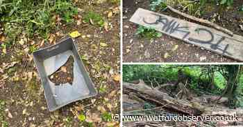 Farm 'deeply saddened' after work of 'mother and children' vandalised