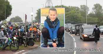 'A proper cheeky chappie' - Mourners say goodbye to Layton Carr, 14, who died in Gateshead fire