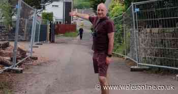 100-day fight ends with gates which cut off Cwmparc community from countryside removed