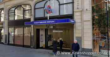 Patient rushed to hospital at Knightsbridge station