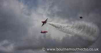 Red Arrows in Dorset after eco-friendly flypast for King's birthday