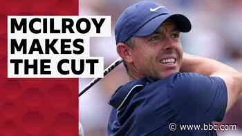 Birdie at last sees McIlroy make the weekend