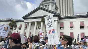 Trump droht mit Polizei – Demonstranten sind einen Schritt voraus