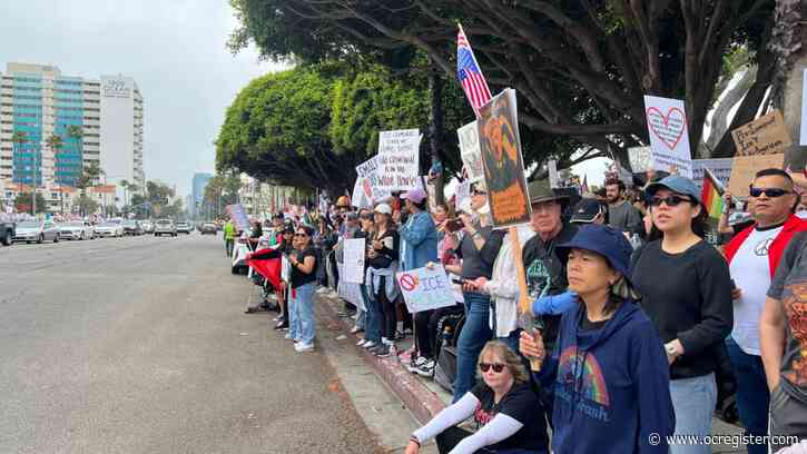 Thousands rallying today at ‘No Kings,’ anti-Trump protests in Southern California