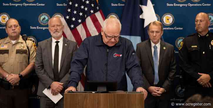 Officials say they are searching for a 57-year-old man in shooting of 2 Minnesota lawmakers