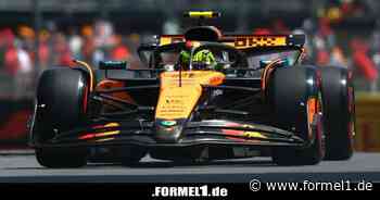 "Wall of Champions" zeigt keine Gnade, aber: Norris Schnellster im Kanada-FT3