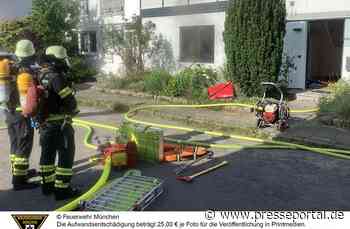 FW-M: Starke Rauchentwicklung bei Kellerbrand (Sendling-Westpark)