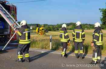 FW-EN: Motorrad kollidiert mit Traktor
