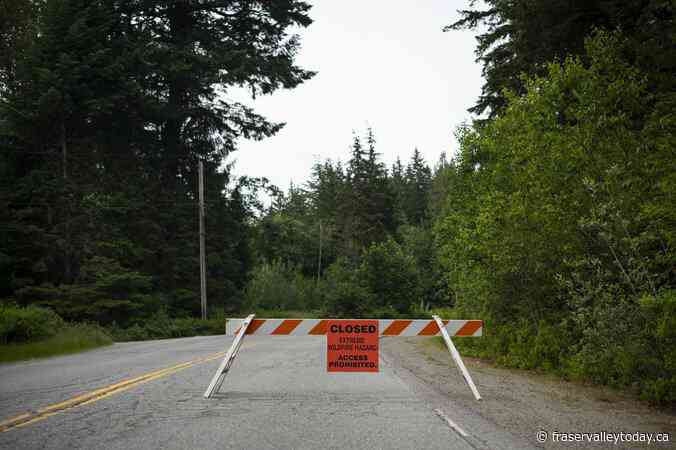 Wildfire menacing Squamish, B.C., appears to stabilize amid cooler conditions