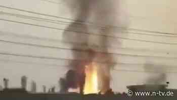 "Massive Explosionen": Iran meldet israelischen Angriff auf Gasfeld