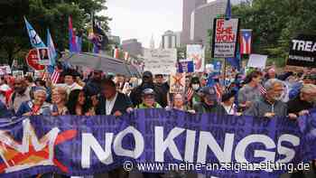 „No Kings“: Landesweite Proteste gegen Trump kommen in Gang