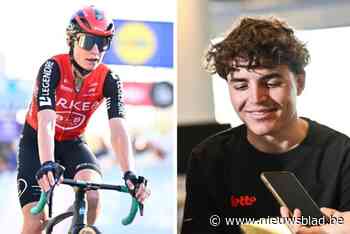 BELGEN IN HET BUITENLAND. Lotte Claes elfde op Col du Soulor, uittredend winnaar Jarno Widar klaar voor tijdrit in Giro Next Gen