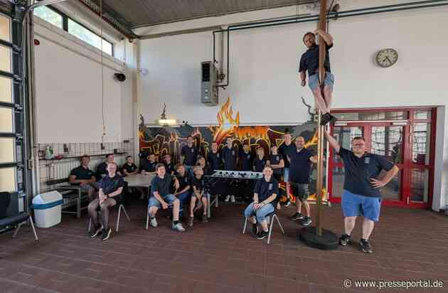 FW-KLE: Jugendfeuerwehr Bedburg-Hau besucht bekannte Drehkulisse der WDR-Serie "Feuer & Flamme"