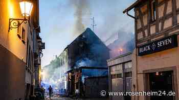 Großbrand in Villingen-Schwenningen - Gebäude eingestürzt