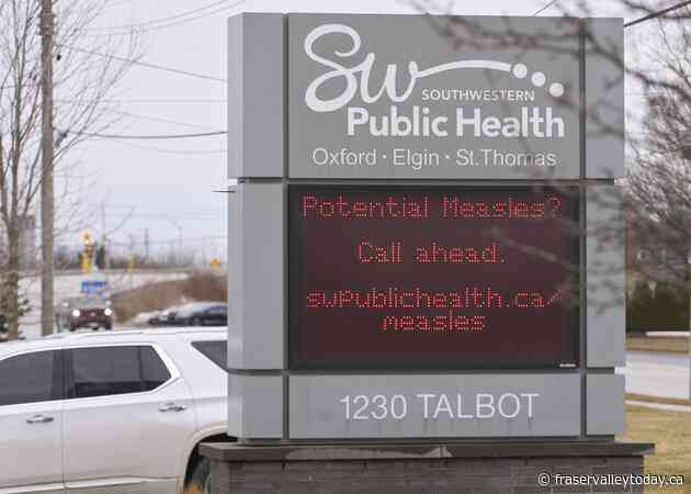 Health authority issues warning as measles circulates in northeastern B.C. community