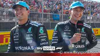 Russell shocks crowd with penalty points dig at Verstappen