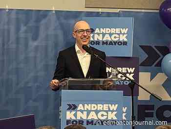 'Accountable to you': Andrew Knack takes aim at parties in bid to be Edmonton's next mayor