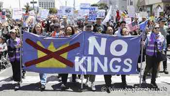 "No Kings"-Proteste in den USA gegen Präsident Trump