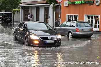 Unwetter: Feuerwehr in Paderborn im Dauereinsatz –  Tornado in Altenbeken?