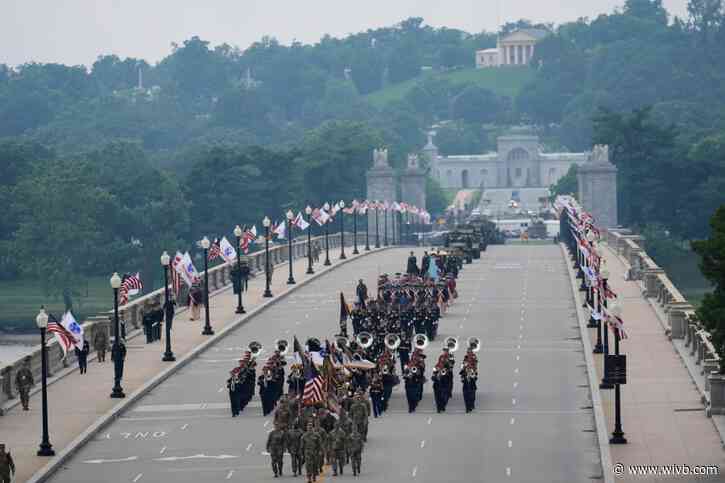 Military parade kicks off in nation's capital with tanks, troops and 21-gun salute