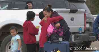 Northern Saskatchewan community welcomes wildfire evacuees back home
