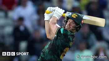 T20 Blast: Moores maximum gives Notts last-ball win