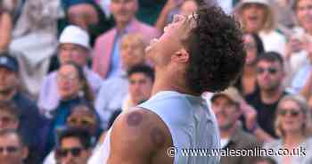 Clare Balding moves to explain strange markings on Wimbledon star's back