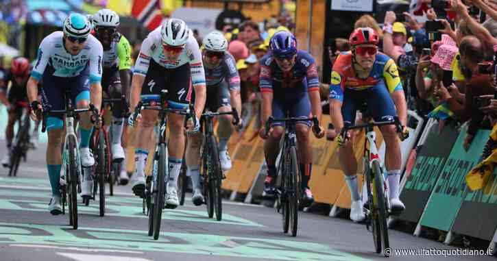 Tour de France, Milan beffato da Merlier: volata al fotofinish nella tappa delle cadute
