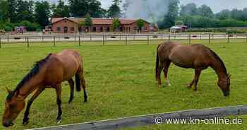 Strohlager auf Gut Immenhof in Malente ausgebrannt