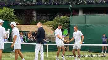 Aus in Wimbledon: Wasserburger Jakob Schnaitter scheitert mit Doppelpartner Mark Wallner