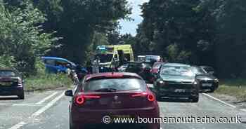 Four people taken to hospital after serious three-car crash