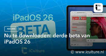 Nu te downloaden: derde beta van iPadOS 26