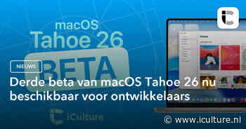 Derde beta van macOS Tahoe 26 nu beschikbaar voor ontwikkelaars